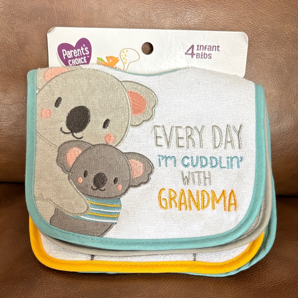 Parents Choice 4 pack Infant Bibs